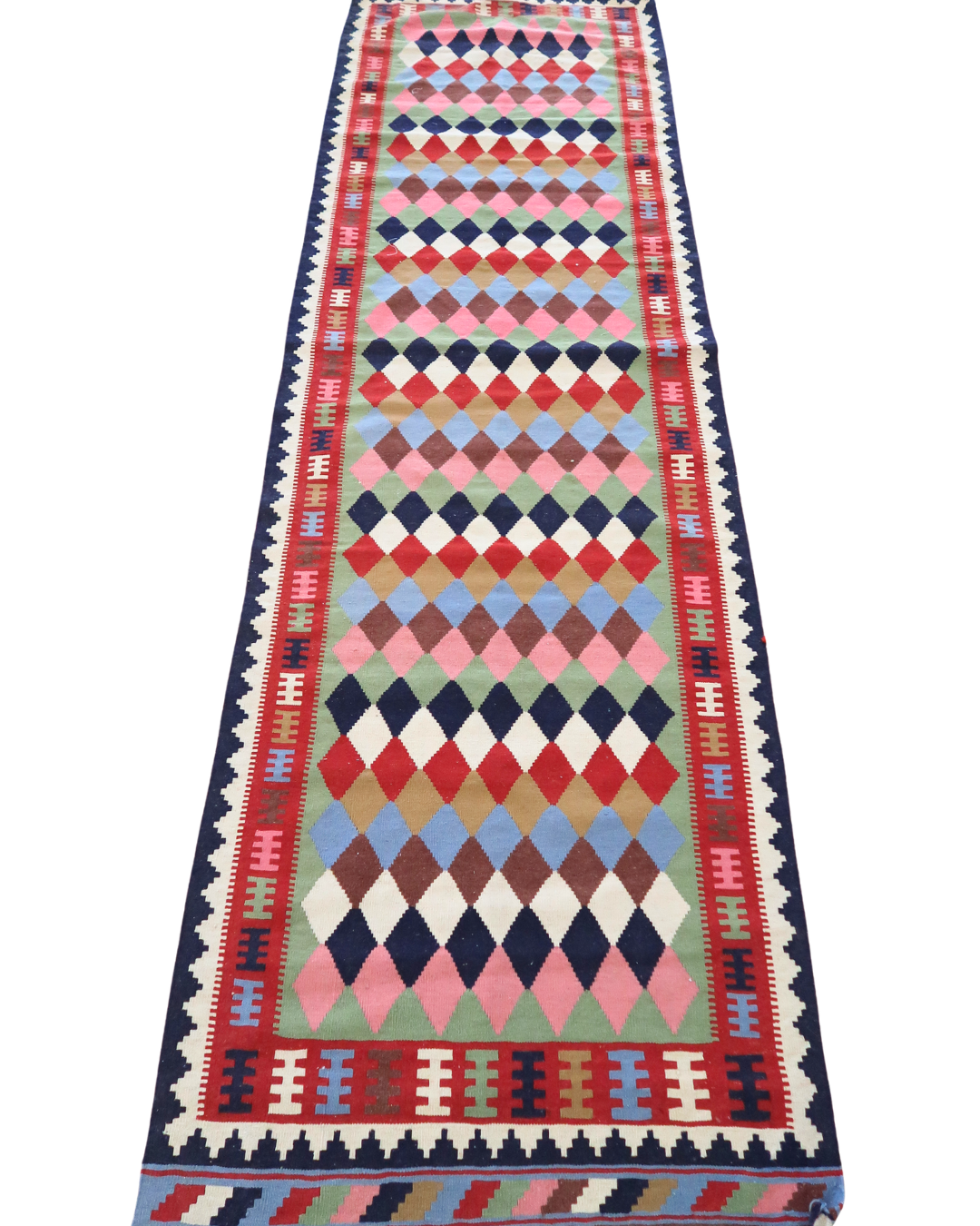 Colorful Checkered Runner